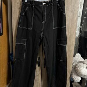 Men's Black Cargo Pants